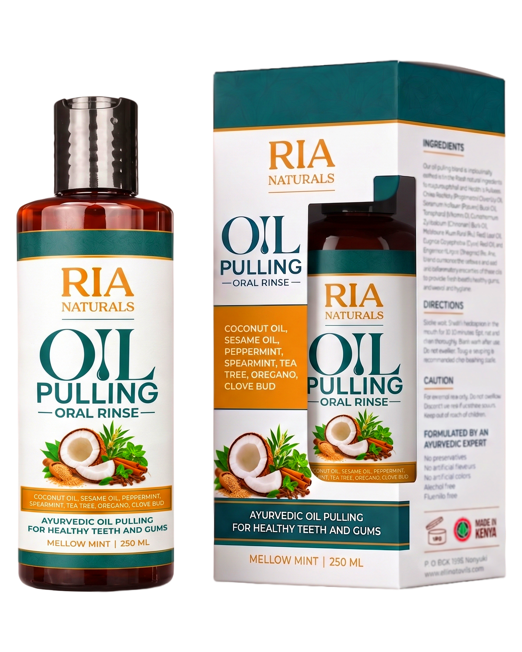Daily Swish Cinnamon Oil Pulling Oil — Mellow Mint — new packaging